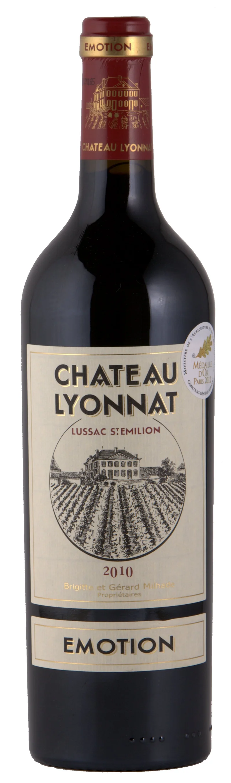 Double Magnum du Château Lyonnat Emotion 2010, Lussac Saint-Emilion