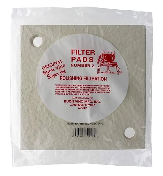 Filtres Buon Vino Super Jet #2 (polissage) – 1,5–2,5 µm