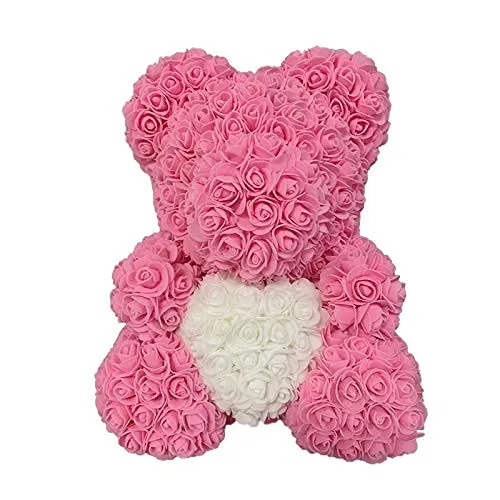 Ourson coeur florale