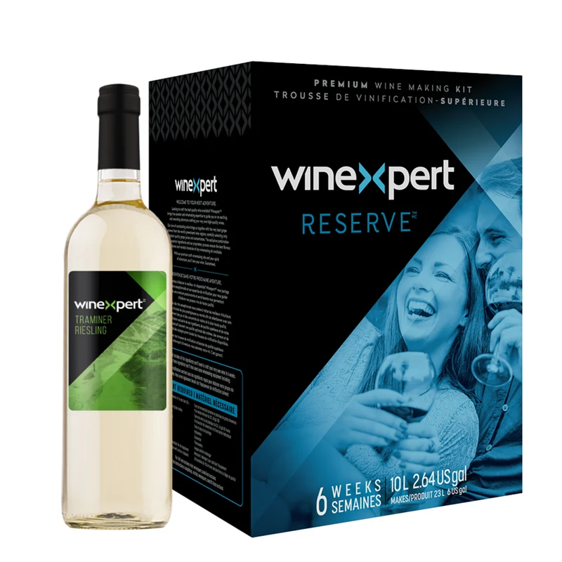 Kit de vin maison – Traminer Riesling, Australie (Winexpert Reserve)