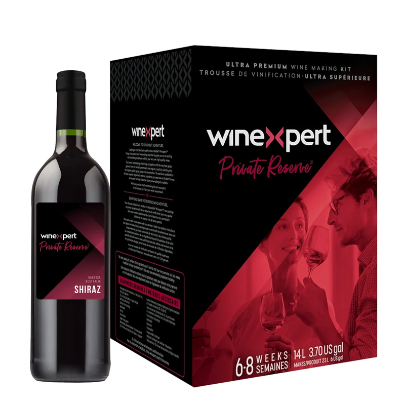 Kit de vin maison – Shiraz, Barossa, Australie (Winexpert Private Reserve)