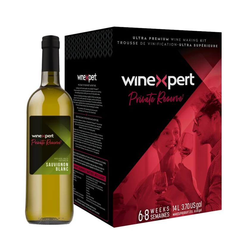 Kit de vin maison – Sauvignon Blanc, Adelaide Hills, Australie (Winexpert Private Reserve)