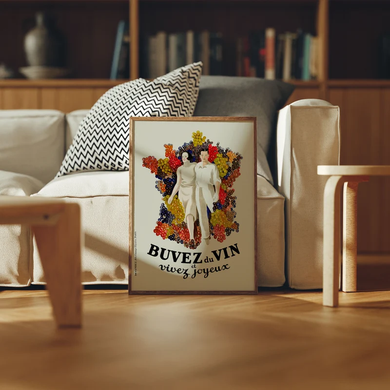 Affiche Buvez du vin