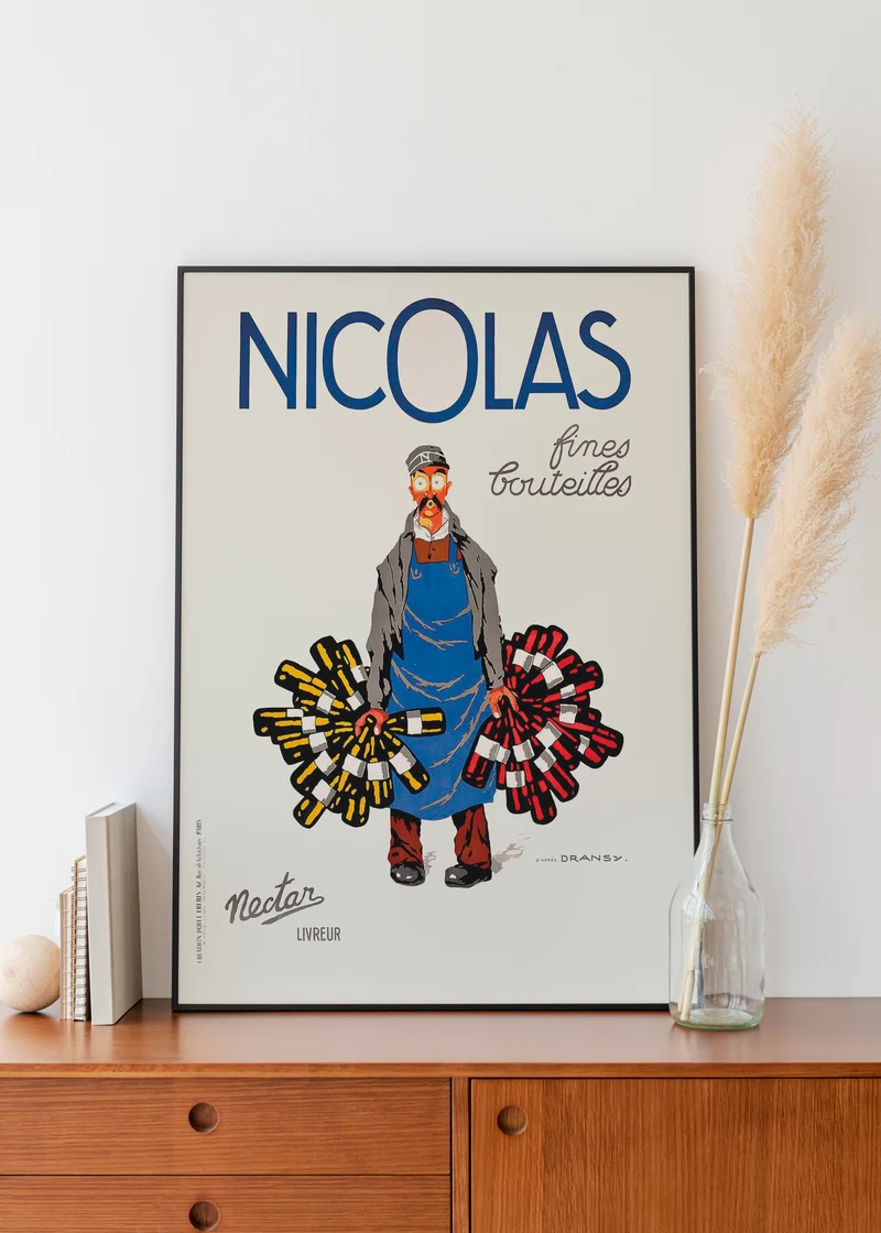 Affiche vintage Nicolas