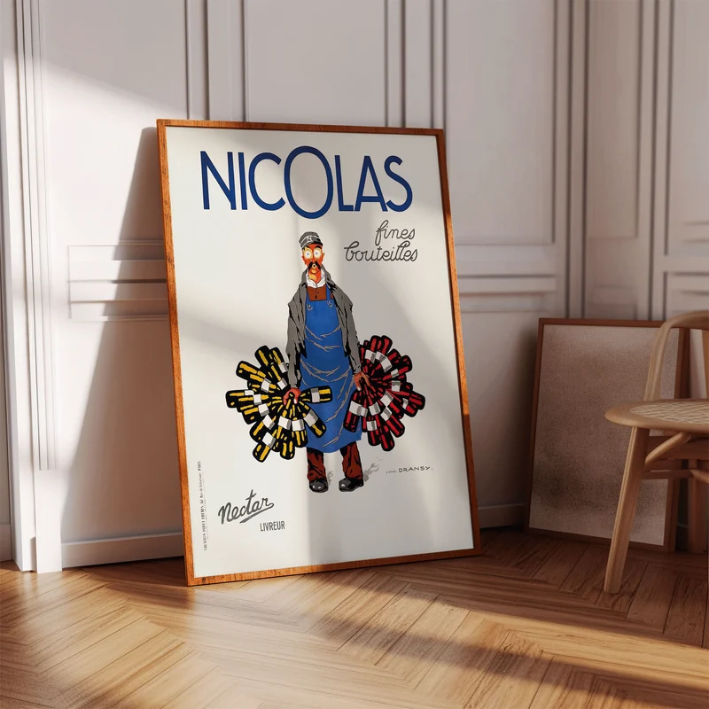 Affiche vintage Nicolas