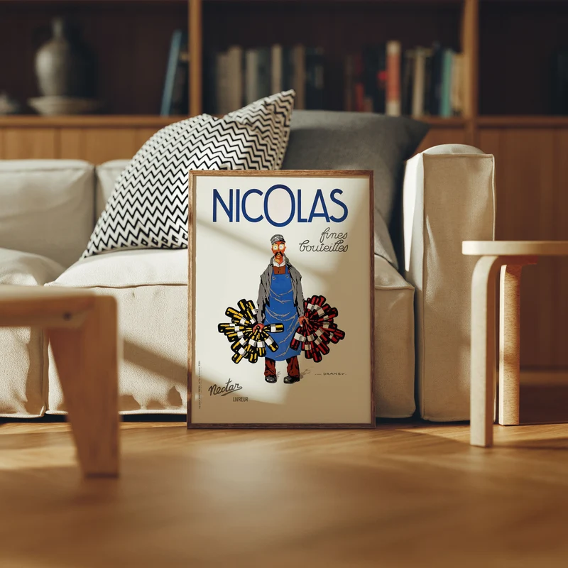 Affiche vintage Nicolas