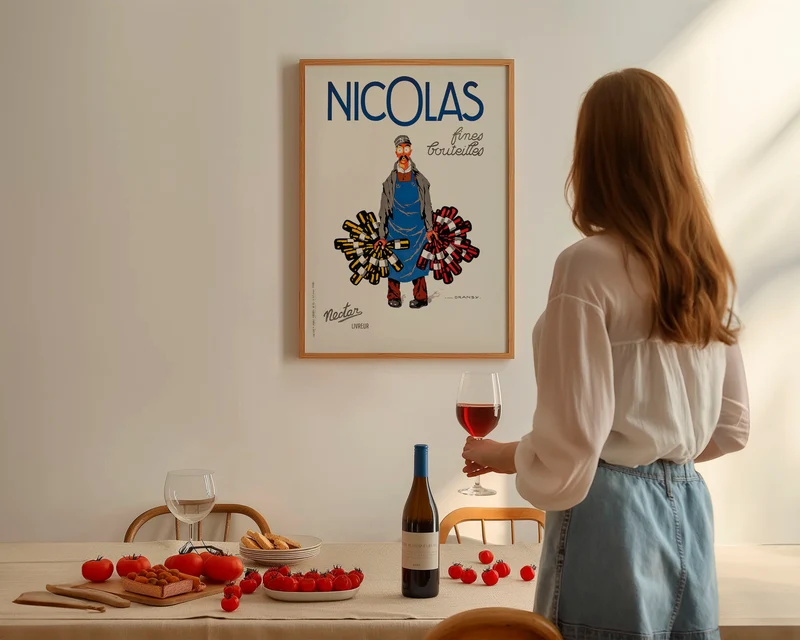 Affiche vintage Nicolas