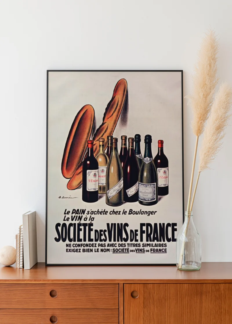 Affiche Société des Vins de France