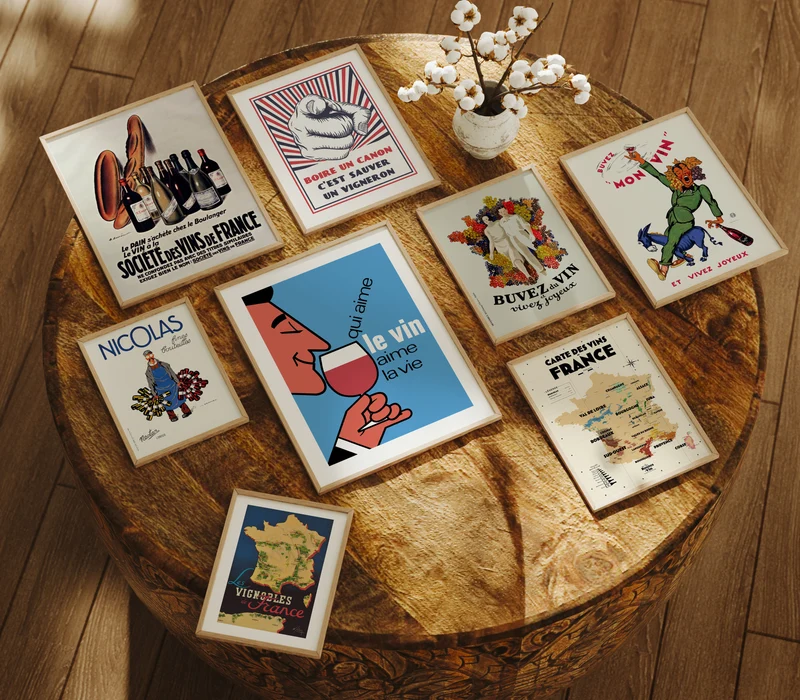 Pack 8 publicités vintage 👉-25%