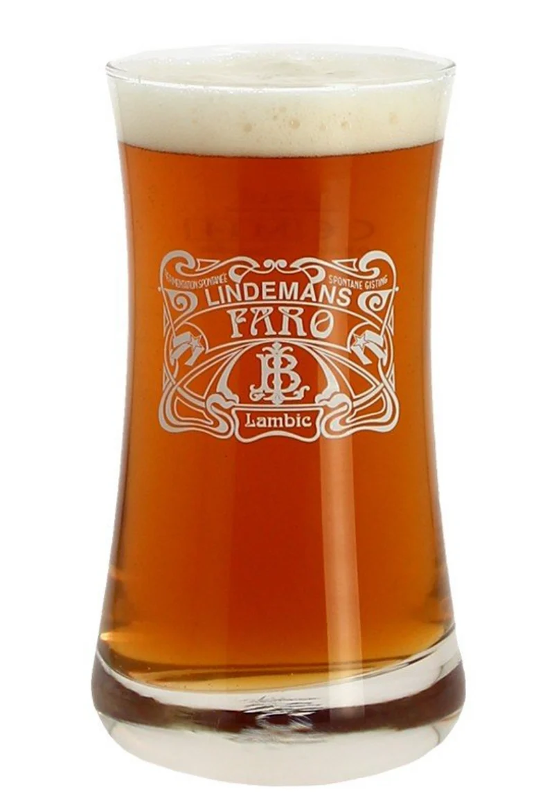 Verre à bière faro lindemans 500ml