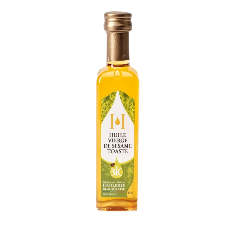 Huile Vierge de Sésame Toastée Bio 1ère Pression à Froid | 10cl