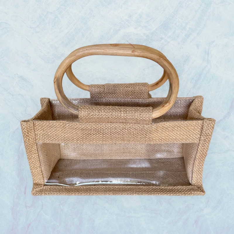 Sac en jute - 3 pots
