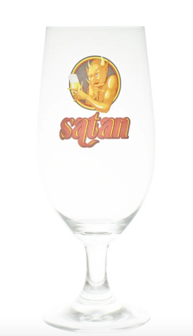 Verre à bière satan 330ml