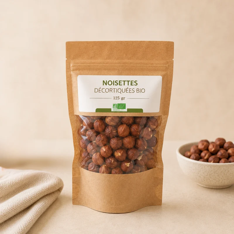 Noisettes Décortiquées Bio | 125g