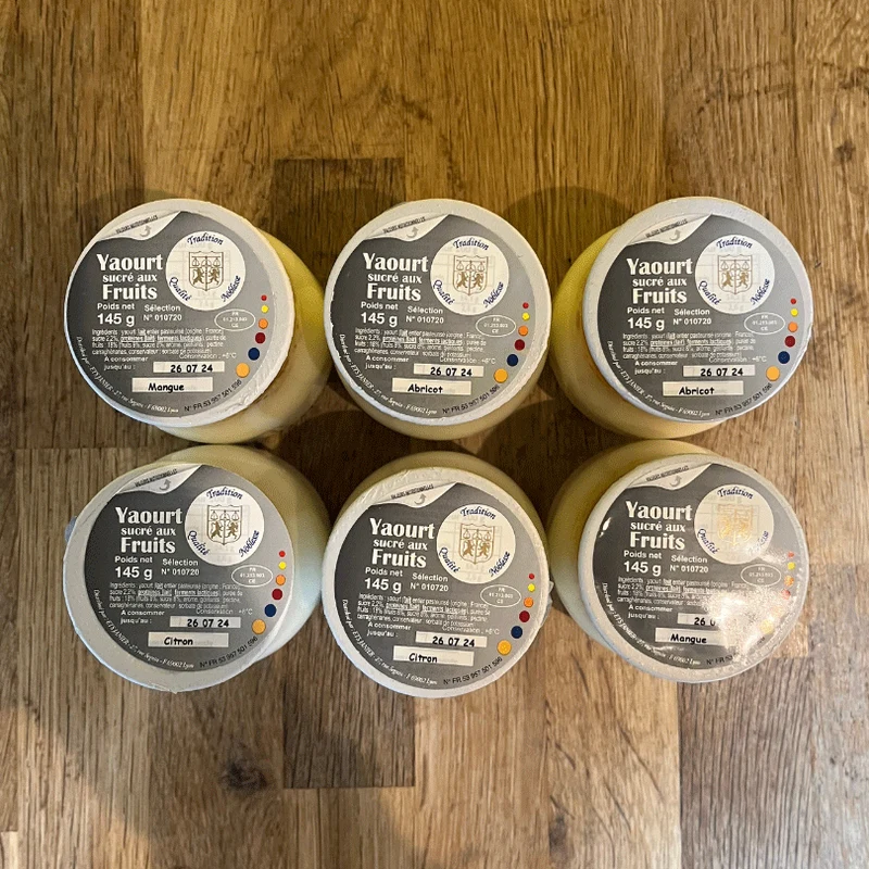 Yaourt Sucré aux Fruits Jaunes | 6 x 145g