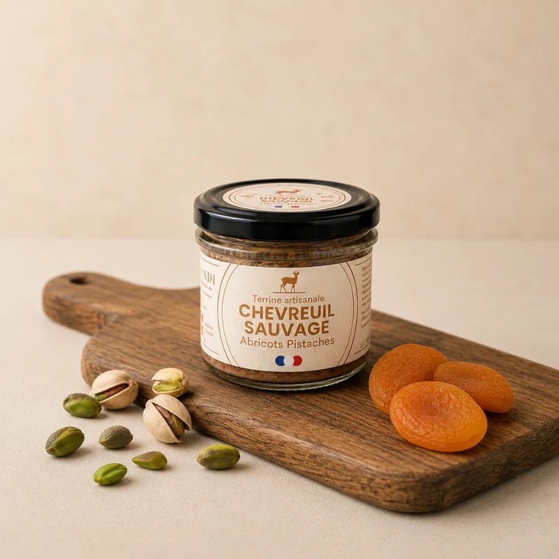 Terrine de Chevreuil aux Abricots et Pistaches | 100g