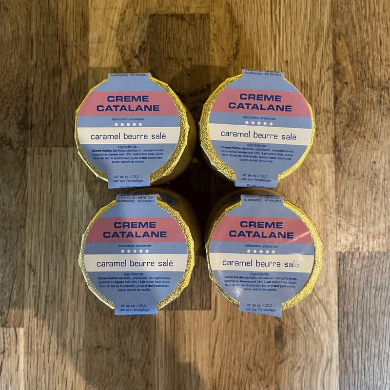 Crème Catalane Caramel de Beurre Salé | 4 x 130g