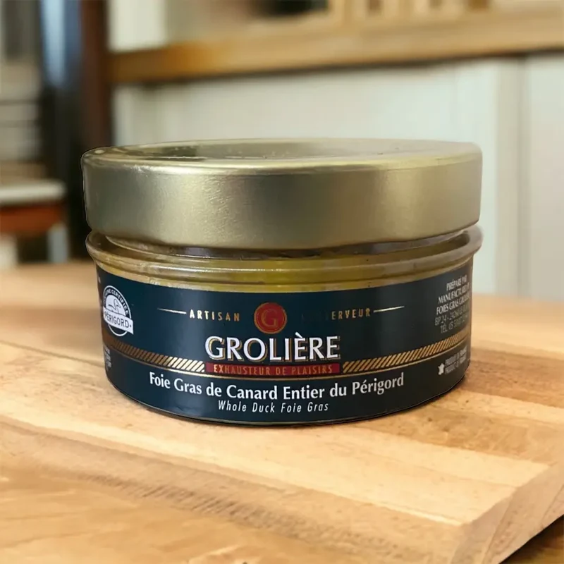 Foie gras de canard entier du Périgord en bocal