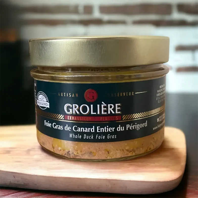 Foie gras de canard entier du Périgord en bocal