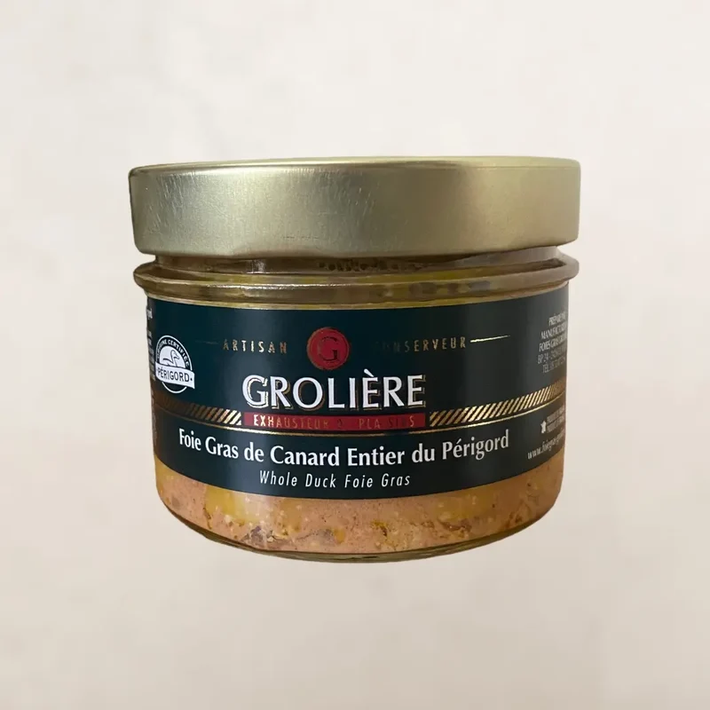 Foie gras de canard entier du Périgord en bocal