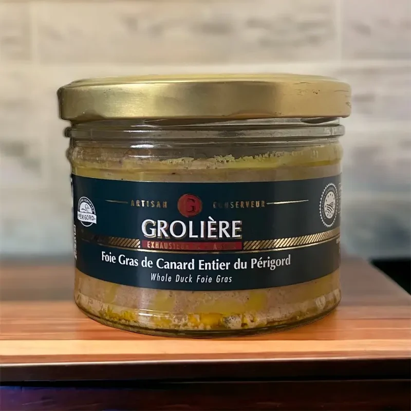 Foie gras de canard entier du Périgord en bocal