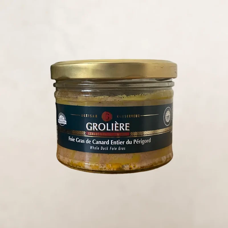 Foie gras de canard entier du Périgord en bocal