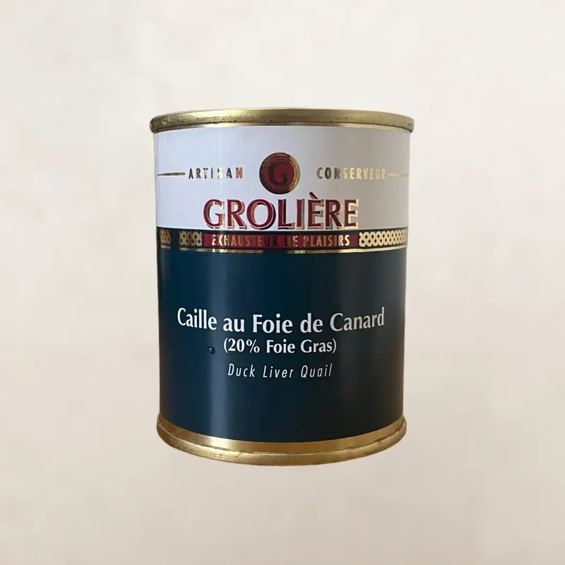 Caille au Foie Gras de canard - 130g