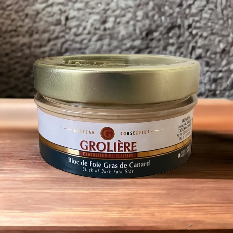 Bloc de foie gras de canard du Périgord