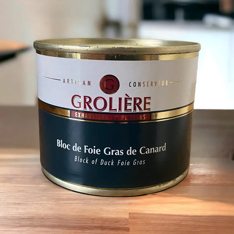 Bloc de foie gras de canard du Périgord