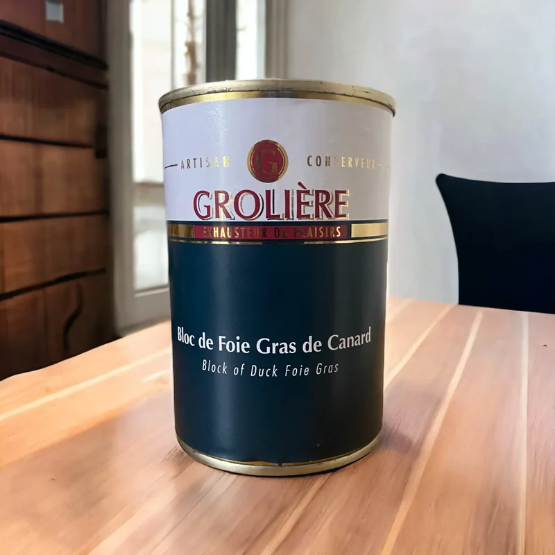 Bloc de foie gras de canard du Périgord