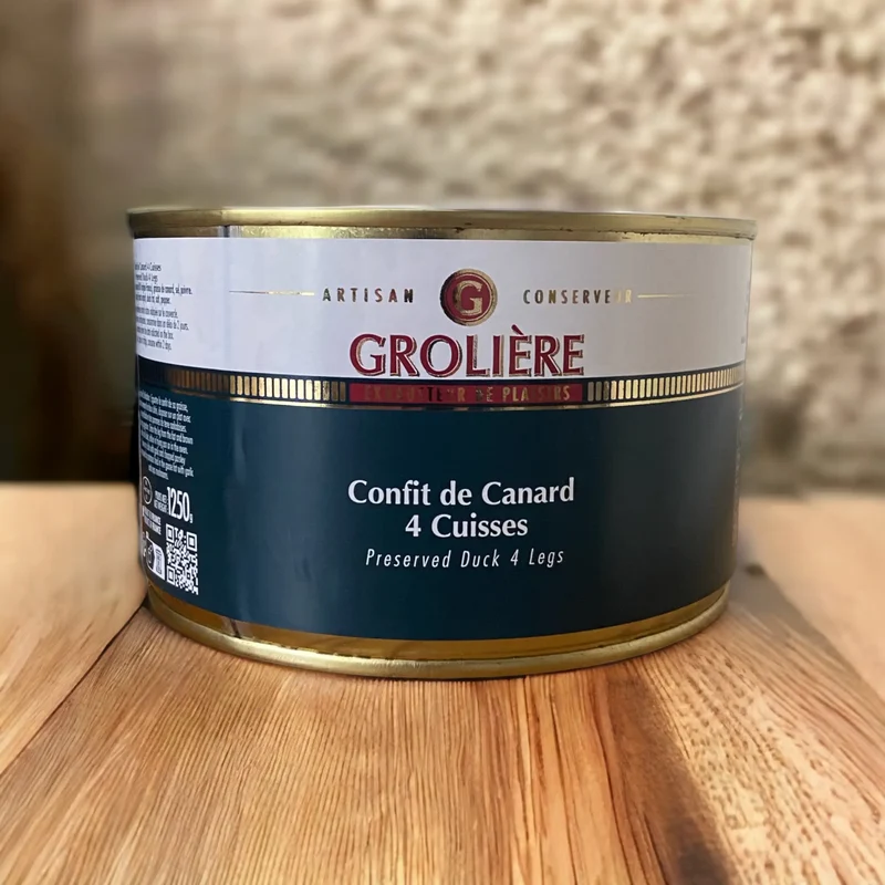 Confits de canard - Maison Grolière