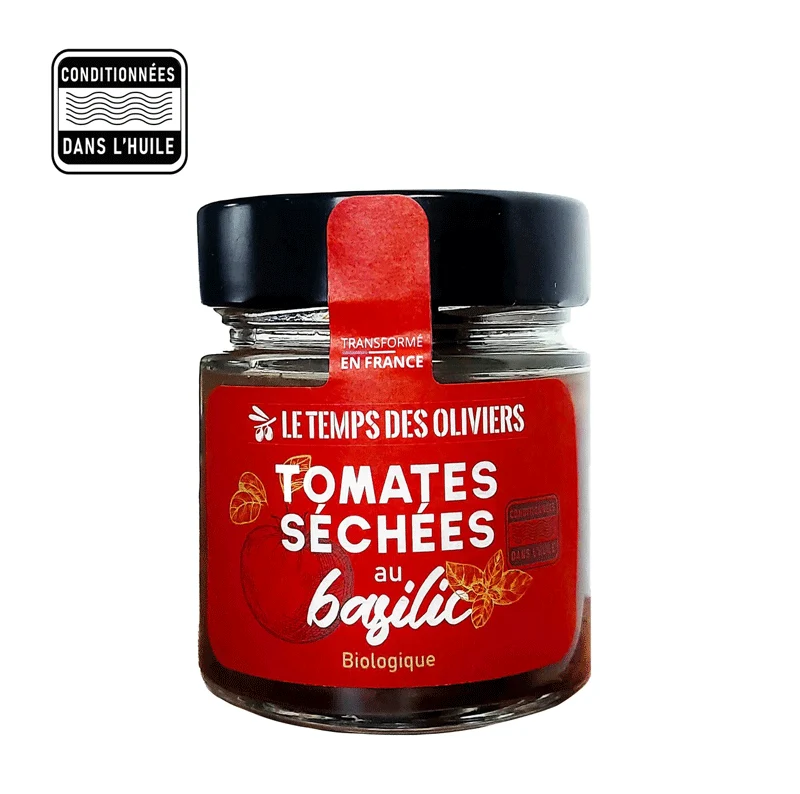 Tomates Séchées au Basilic Bio | 200g
