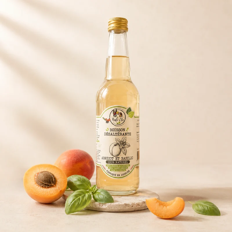 Infusion Glacée Abricot et Basilic | 33cl