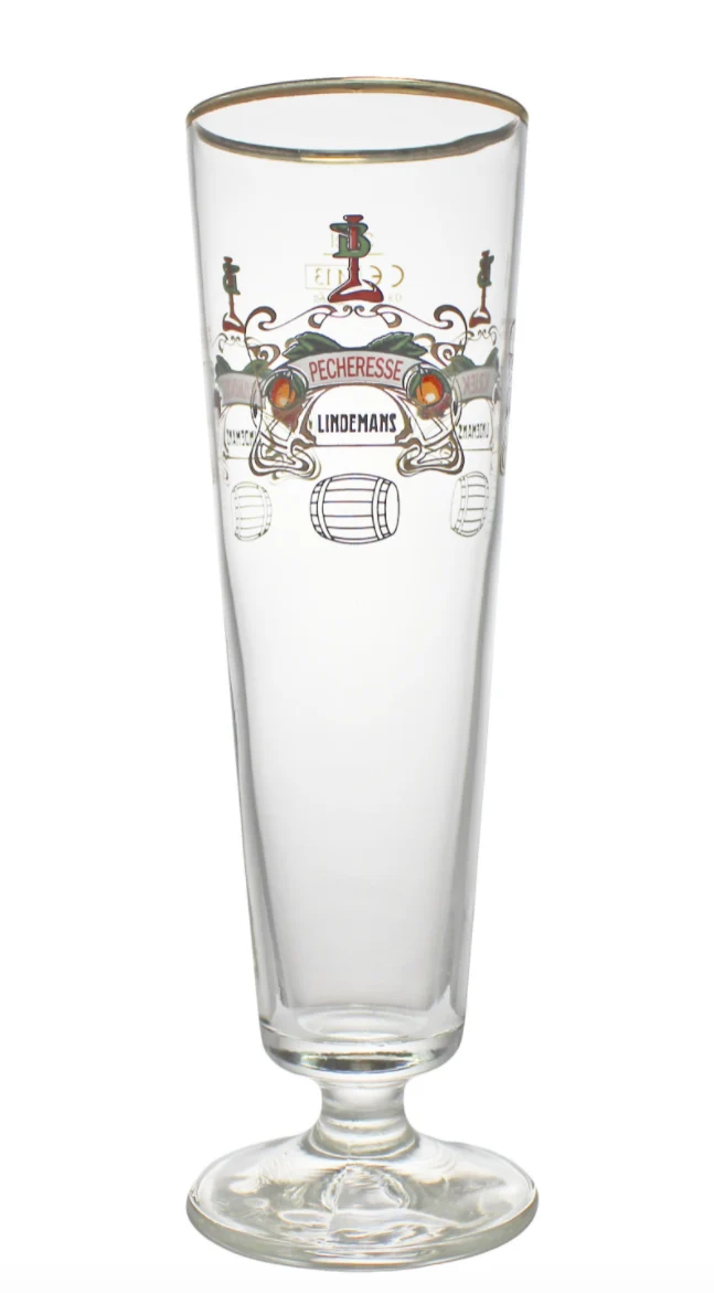 Verre à bière 3 logos pêcheresse kriek 250ml