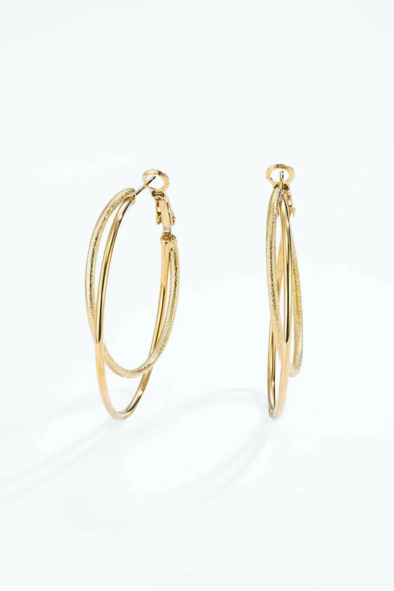 Boucles d'oreille - Léonna doré