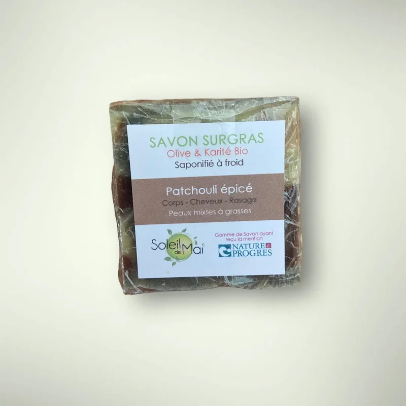 Savon Patchouli épicé en 100gr