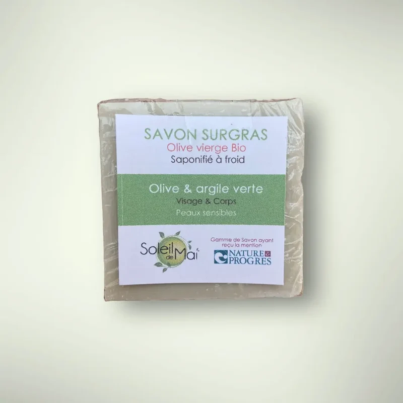 Savon Olive Argile verte en 100g