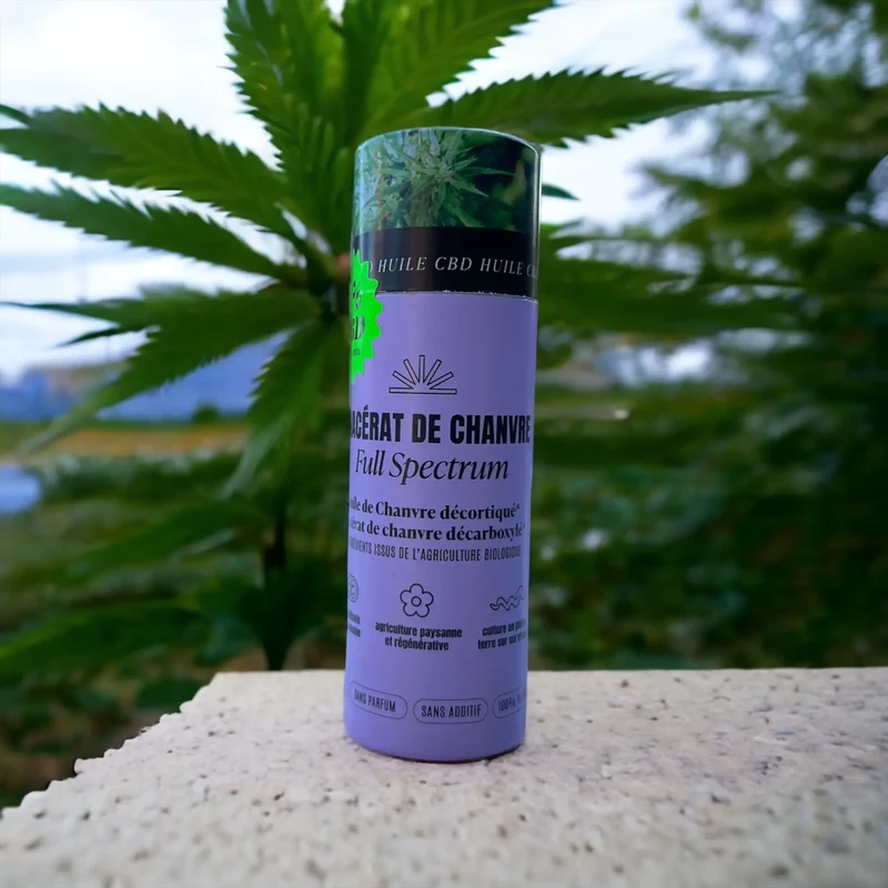 Macerat de Chanvre 8% - Full Spectrum - Bio - 10ml