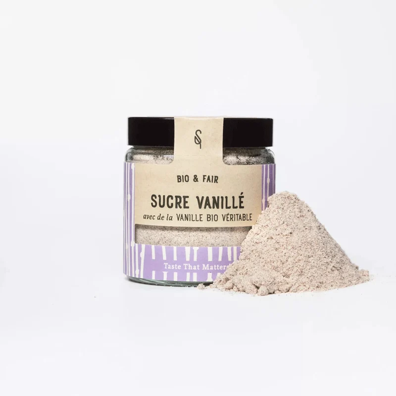 Sucre Vanillé Bio | 10% Vanille Bourbon Madagascar | 90g