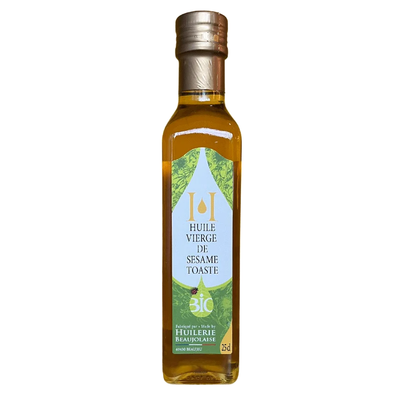 Huile Vierge de Sésame Toastée Bio 1ère Pression à Froid | 25cl