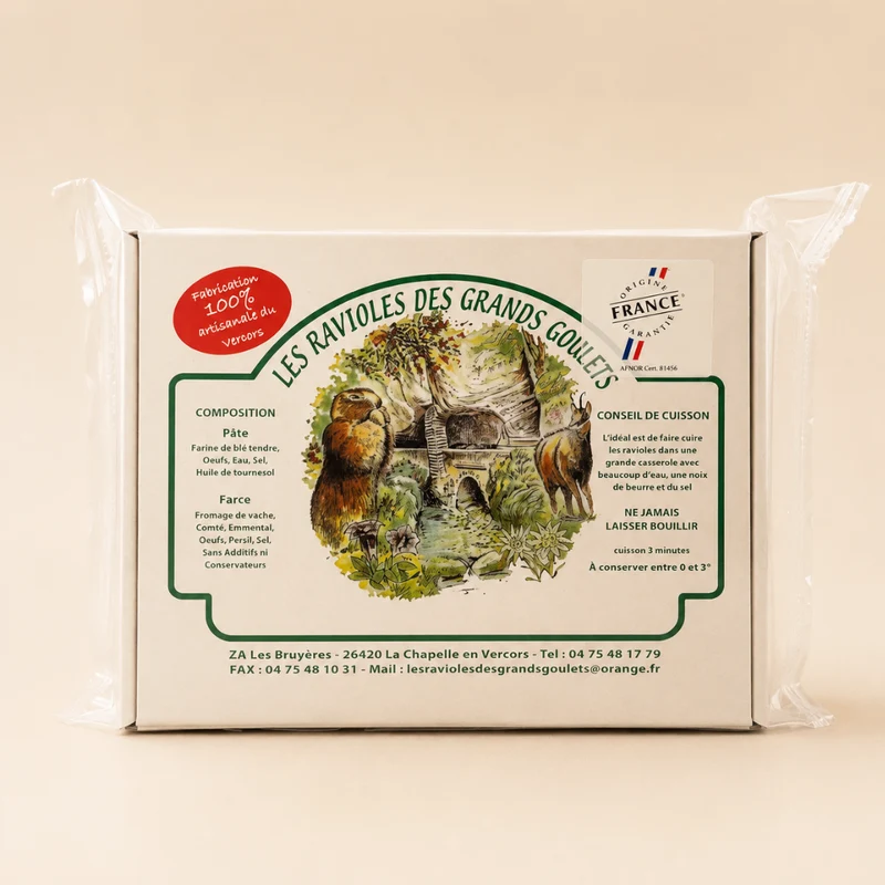 Ravioles Traditionnelles Fraîches | 500g | 1kg