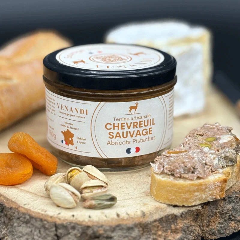 Terrine de Chevreuil aux Abricots et Pistaches | 180g