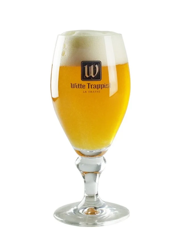 Verre à bière trappe blanche 330ml