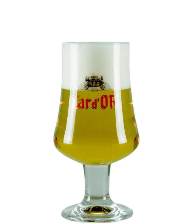 Verre à bière car d'or 330ml
