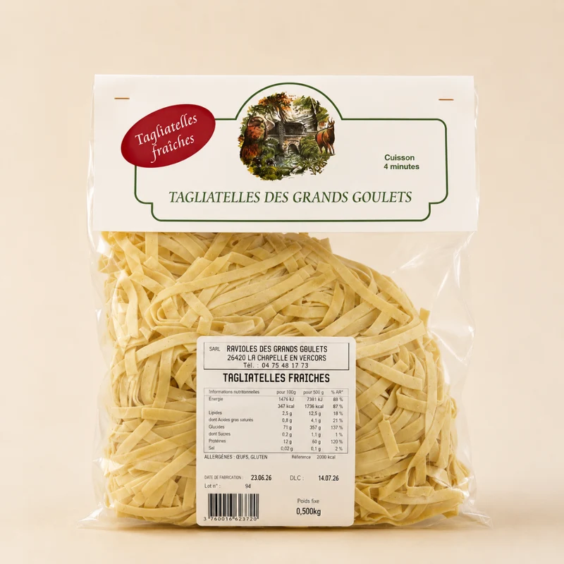 Tagliatelles Fraîches | 500g
