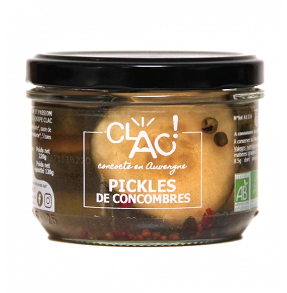 Pickles de Concombres Bio | 220g
