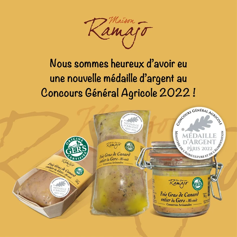 Foie Gras de Canard Entier IGP Gers | Conserve | 350g
