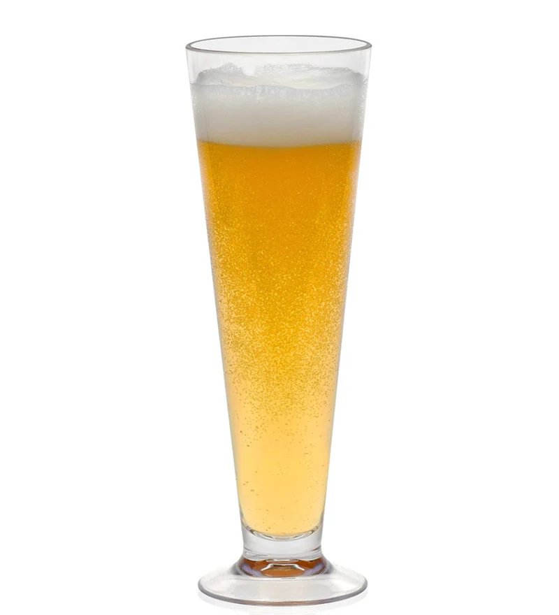 Verre à bière trompette