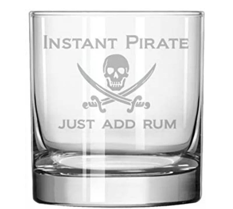 Verre à rhum "instant pirate"
