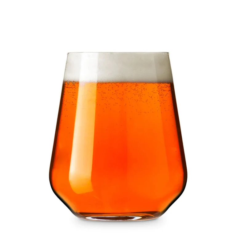 Verre à bière artisanal sans pied